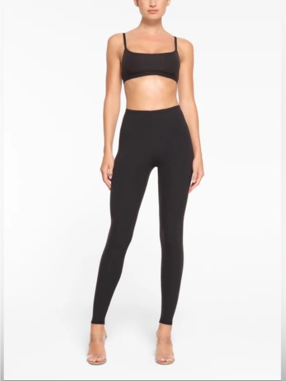 SKIMS Black High-Waist Sculpting Leggings